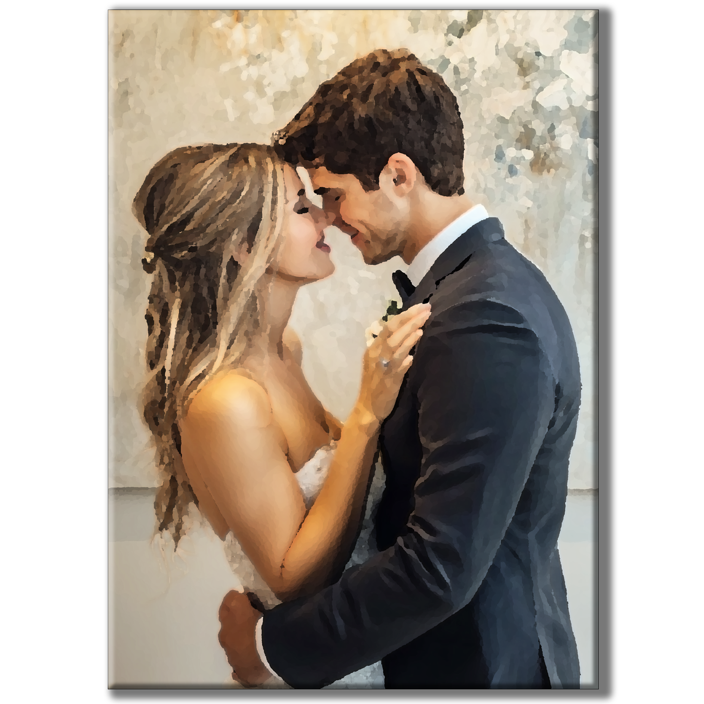 Benutzerdefinierte Paar in der Liebe Malerei von Foto personalisiertes Geschenk für Valentine's-Malen nach Zahlen
