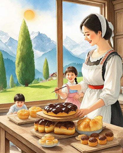 Alles Gute zum Muttertag - Malen nach Zahlen