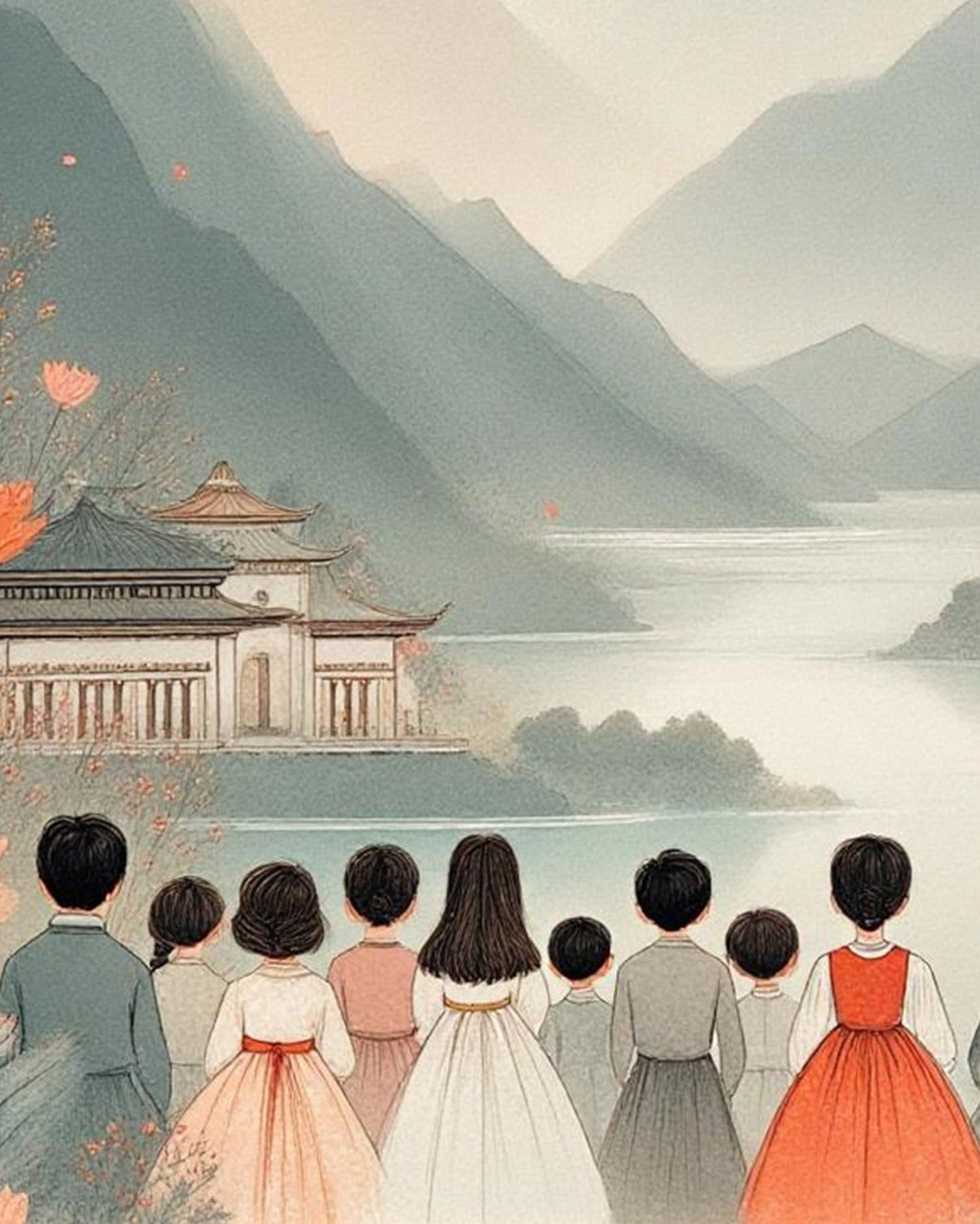 Alles Gute zum Muttertag - Malen nach Zahlen