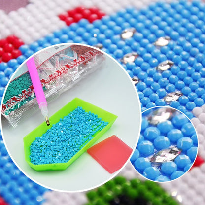 Idyllischer Waldbach - Diamond Painting