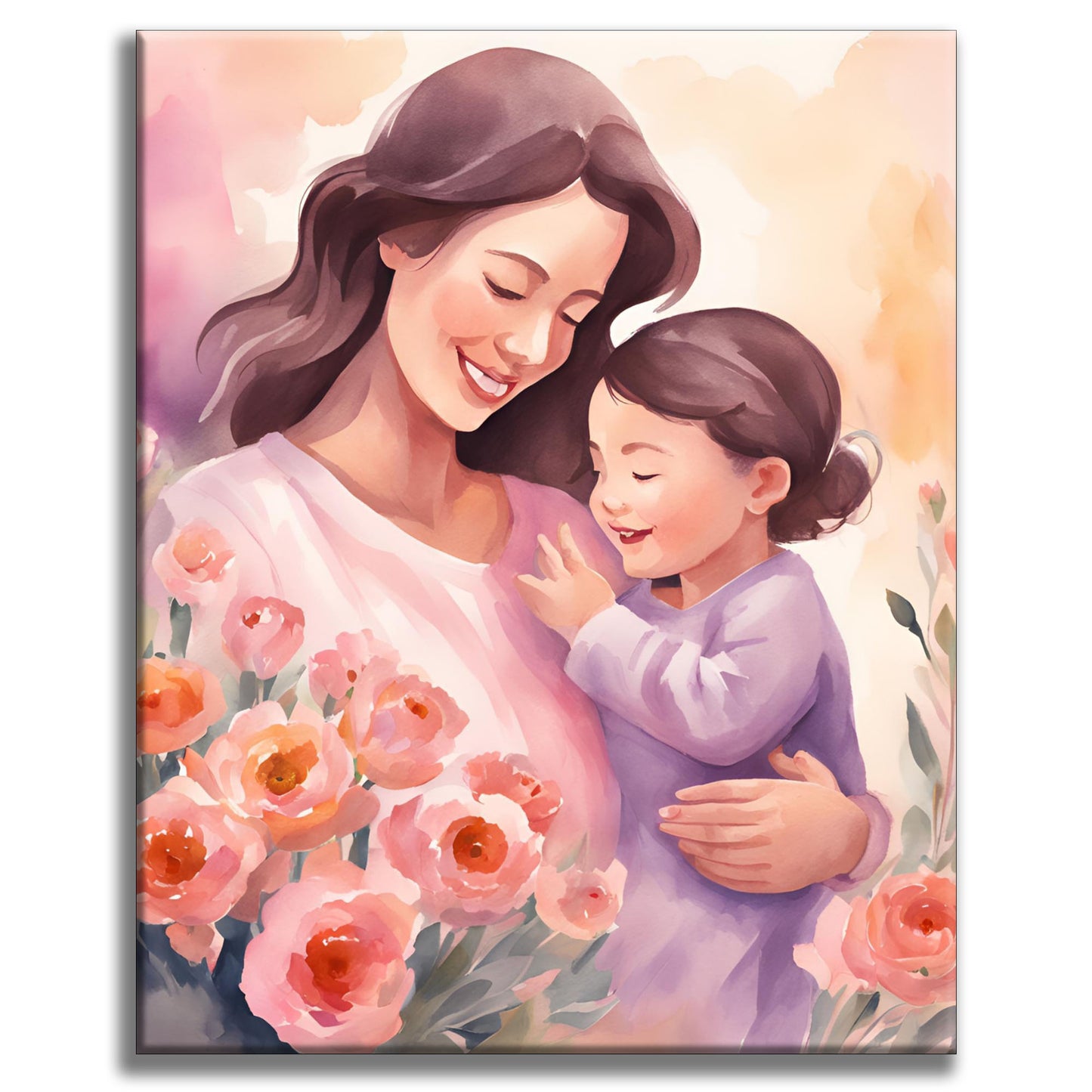 Alles Gute zum Muttertag - Malen nach Zahlen