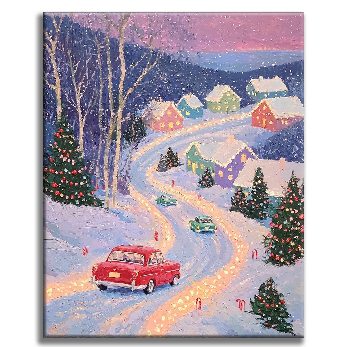 Bergab - Abenteuer - Malen nach Zahlen