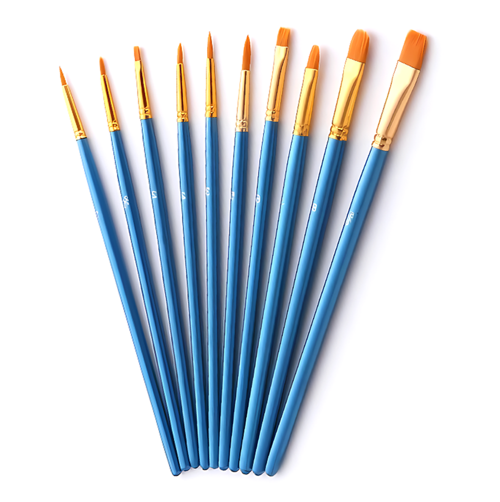 Profi-Pinsel-Set (10 Stück blau)